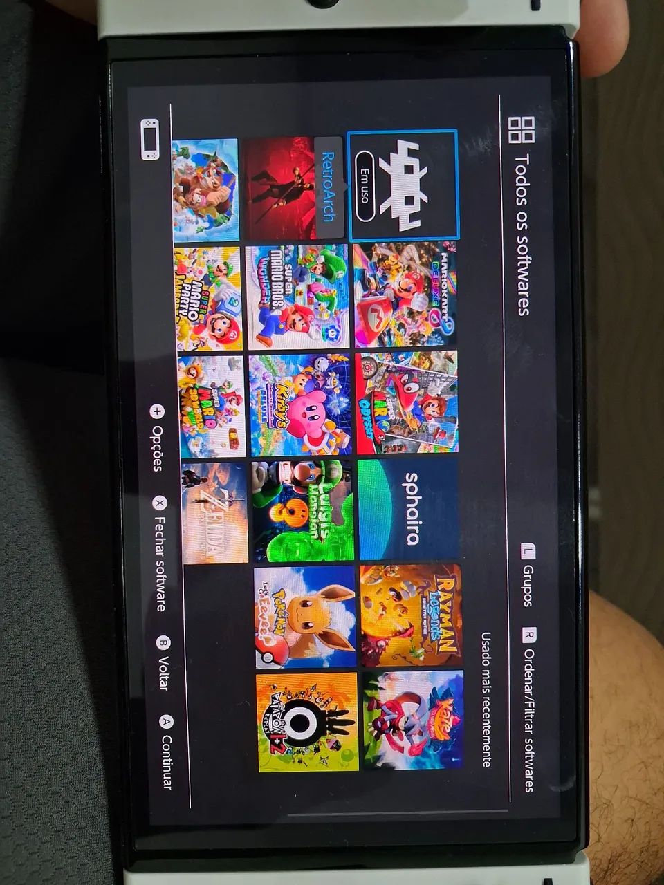 Nintendo Switch Oled Branco "Desbloqueado" - Foto 6