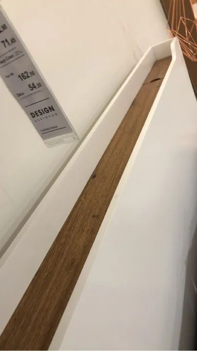 Cabeceira Tok&stok branca com tomada - Foto 3