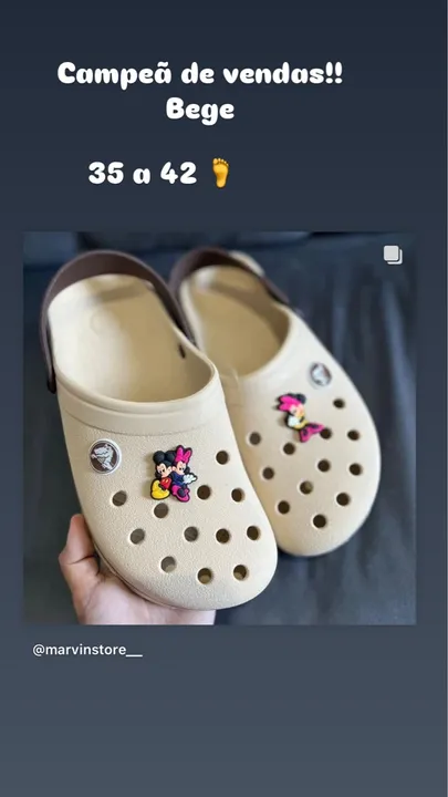 Crocs Tradicionais e Lite Promocionais