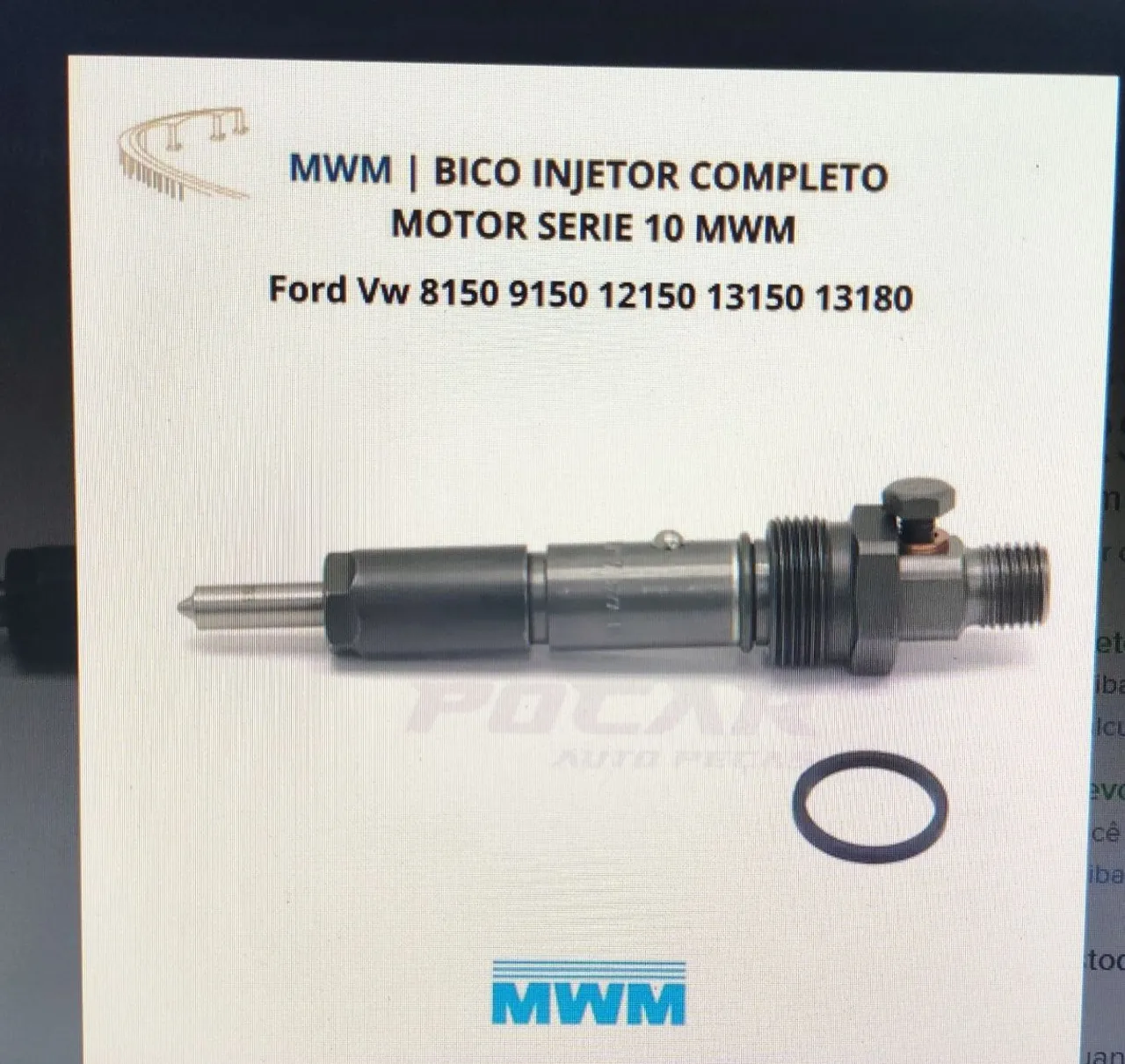 Bico Injetor Completo MWM Ford e VW