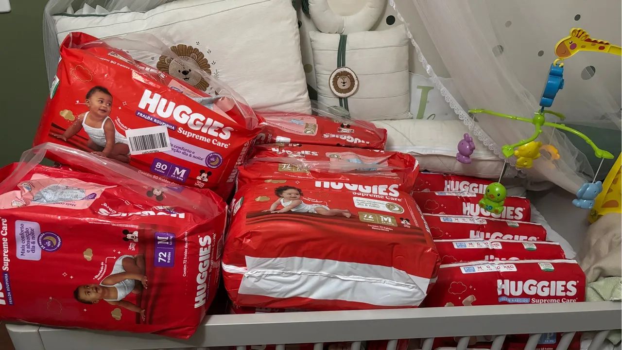 Fraldas Huggies Supreme Care - Pacote com 80 unidades - Foto 5