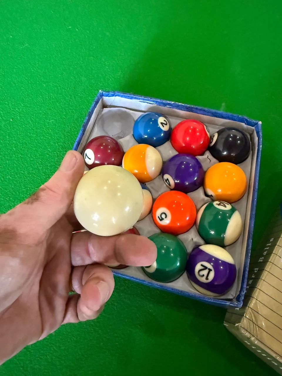 BOLA SINUCA ARAMITH NUMERADA 52mm OFICIAL 