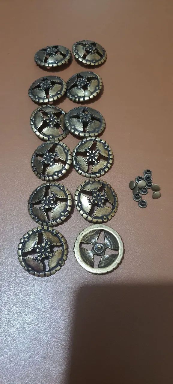 Dúzia de metais Zamac para confecção  - Foto 2