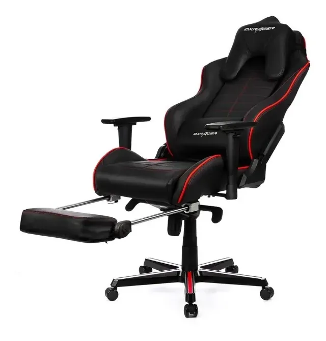 Cadeira gamer Dxracer D-series Ohdg133nr com Apoio De Pés top de linha