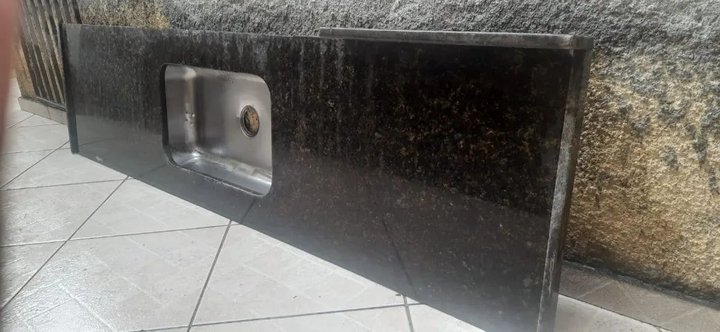  Pia Granito verde ubatuba 200 x 53 - Foto 3