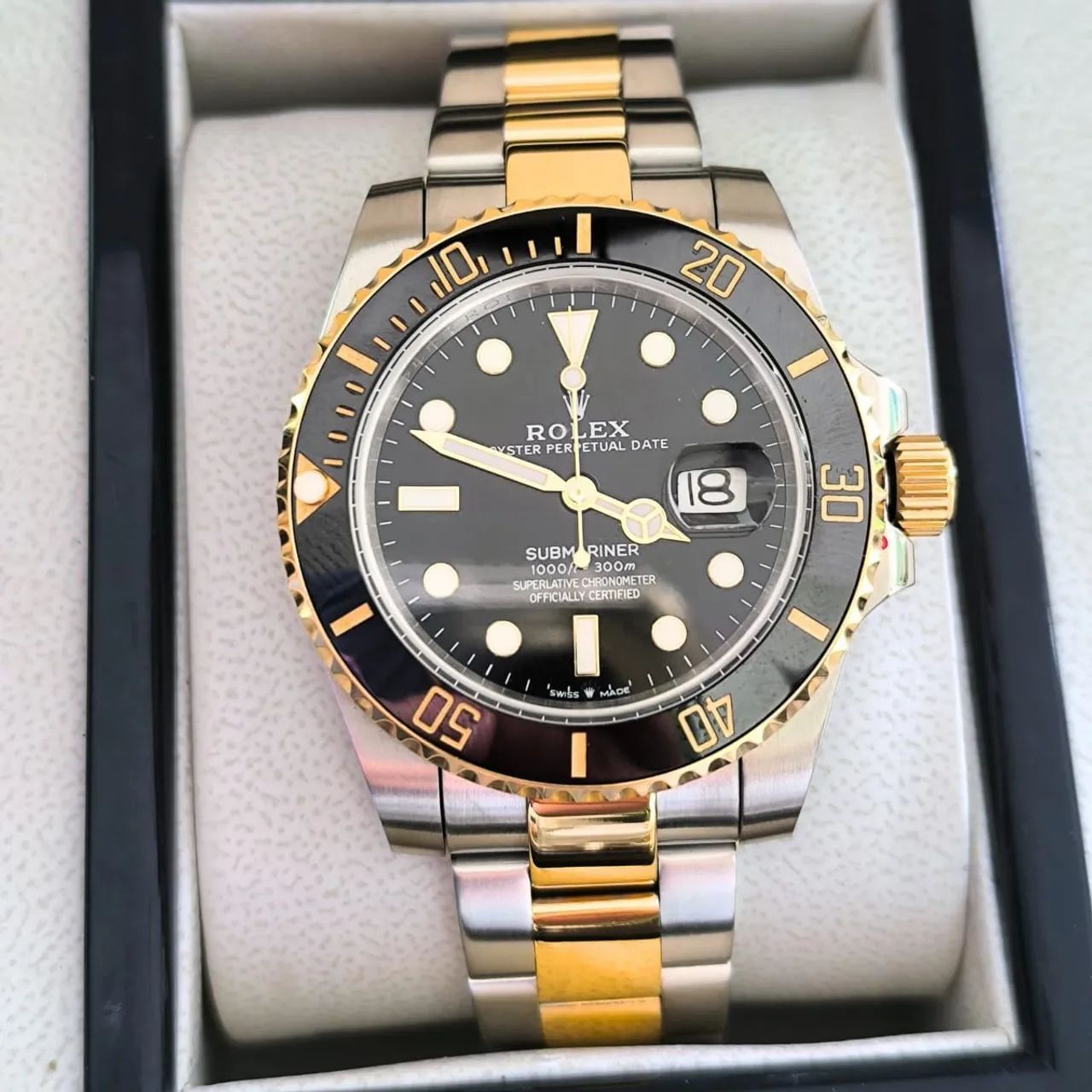 Rolex Submariner Gold Black 18k Exclusivo 