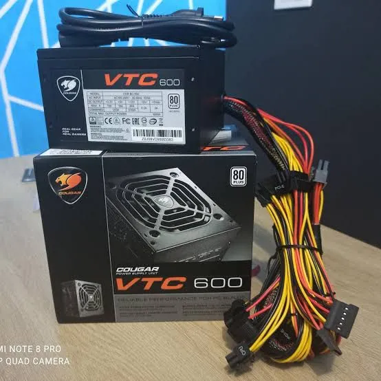 Fonte Cougar VTC 600W 80 Plus