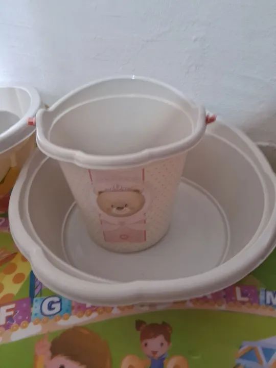 Banheira de bebê (kit enxoval) - Foto 4