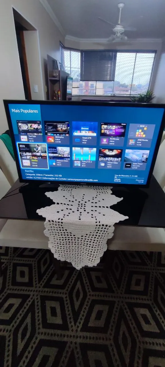 smart tv 32 Samsung - Netflix e Apps