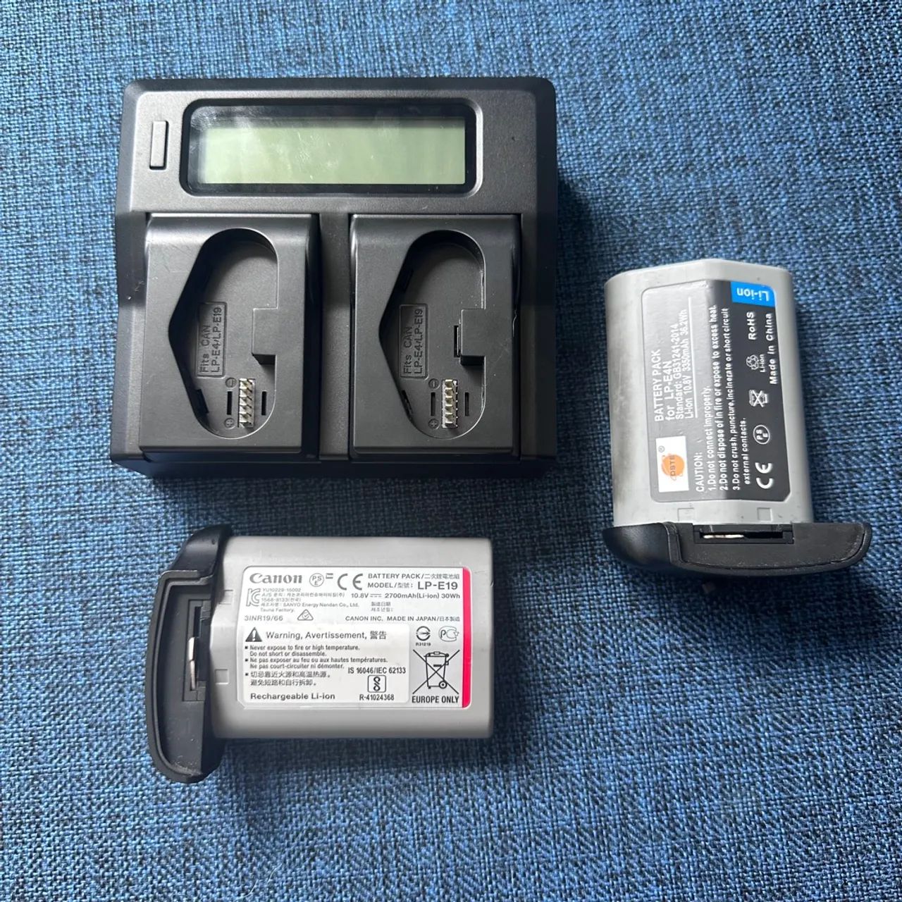 Kit Baterias e carregador Canon 1DX, 1Dx MII, R3