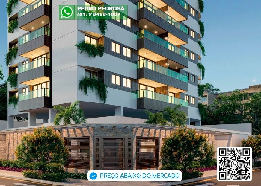 CANDEIAS - 2 QUARTOS, 60m², excelente localização a 150m da praia