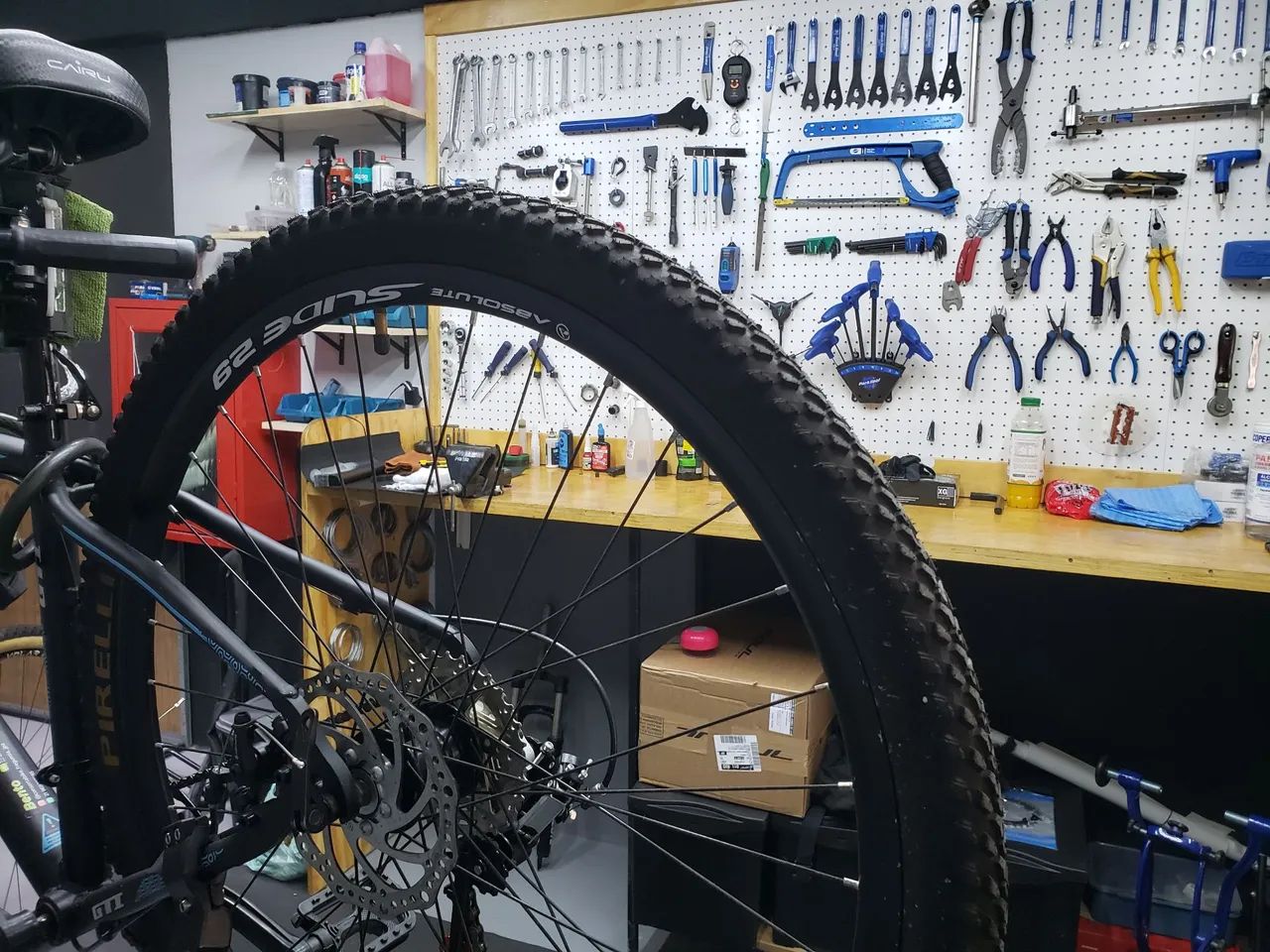 BICICLETA ARO "29"/QUADRO 17"/ZERADA/R$ 1.555,00/ "21" MARCHAS/SHOW !!!!! - Foto 6