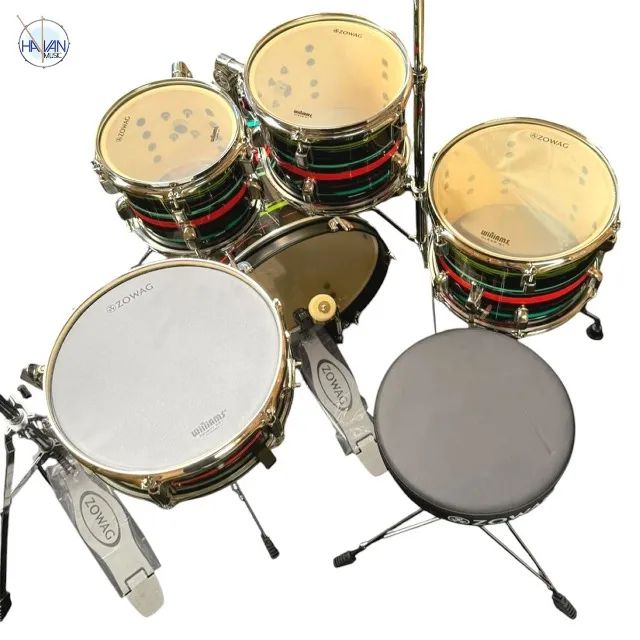 Bateria completa Zowag Z1 Poplar - Pratos, Banco, Ferragens
