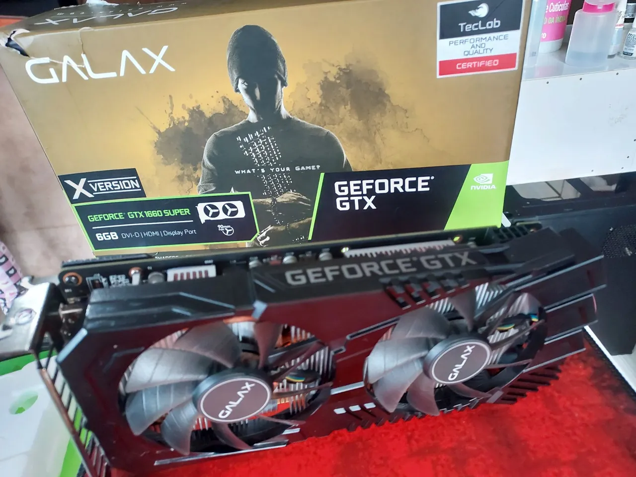 Placa de Vídeo Galax GeForce GTX 1660 Super 6GB