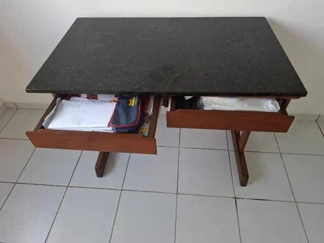 Mesa Para Computador - Madeira de Lei - IPÊ - Foto 4