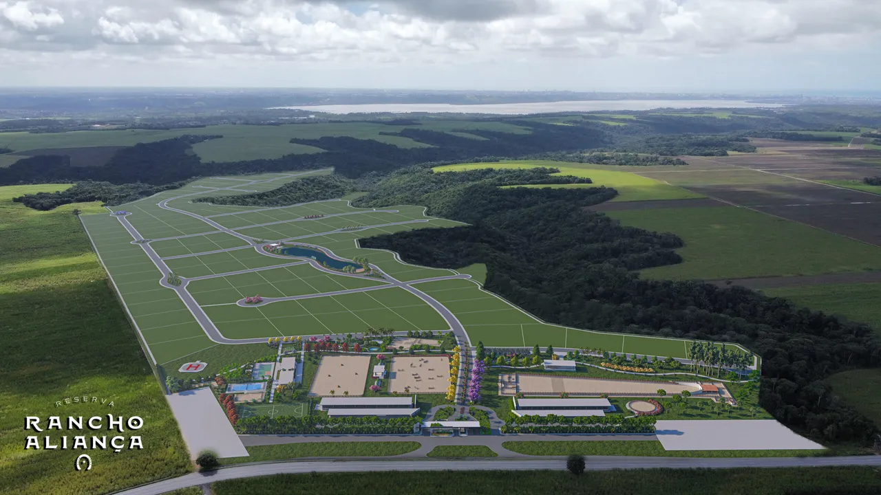 Rancho Aliança lotes a partir de R$ 475.000 com 2.380 a 3.800m² pronto pra construir