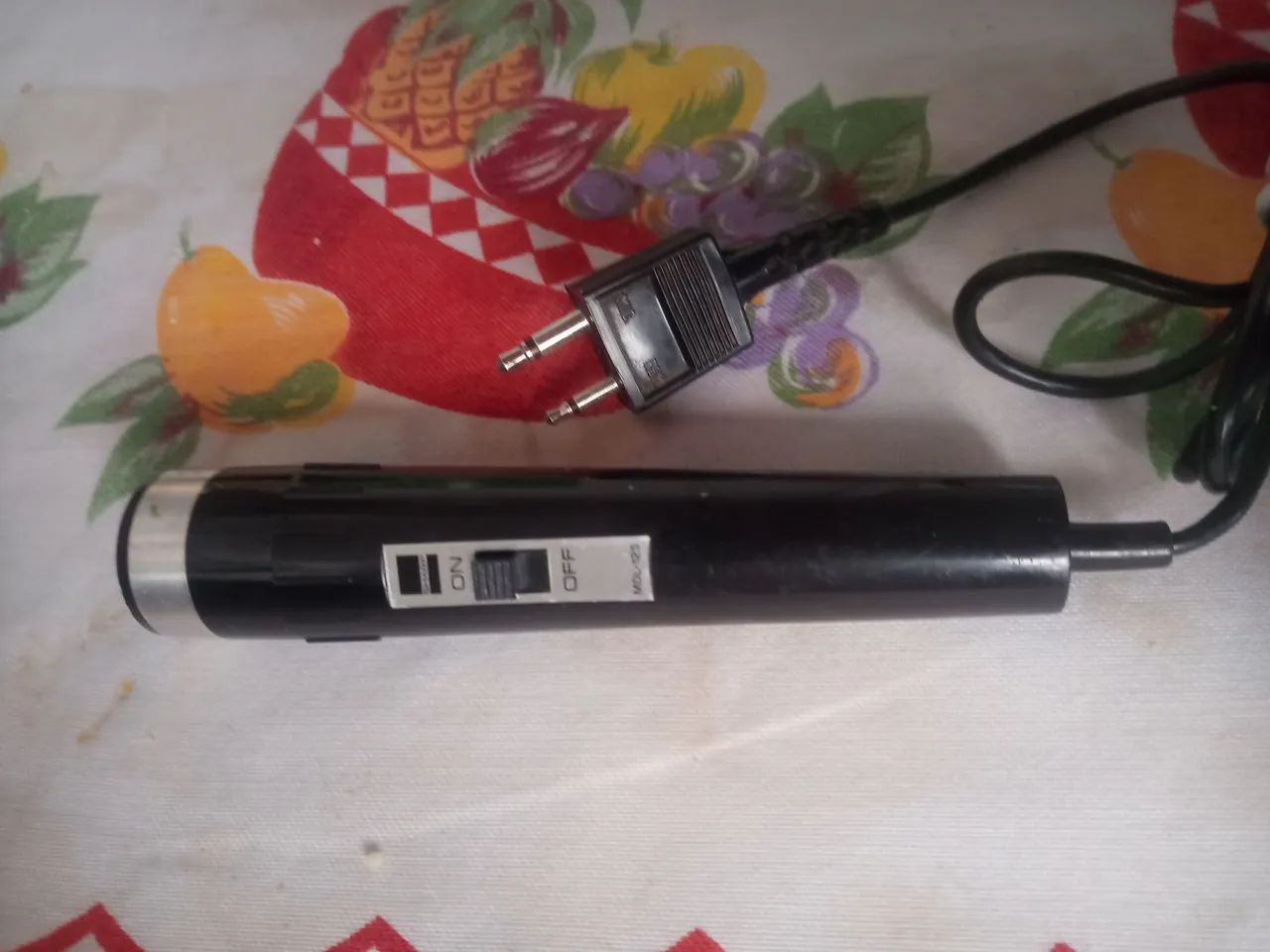 Microfone com Fio para Gravador antigo - Foto 4