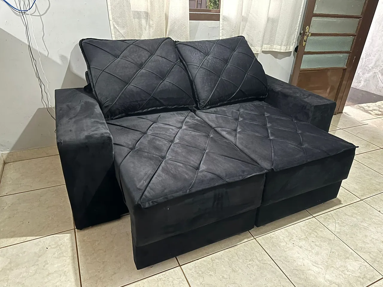Sofá retrátil novo preço promocional