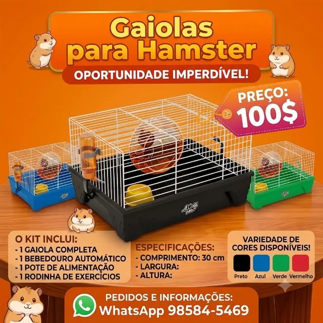 Gaiola para hamster