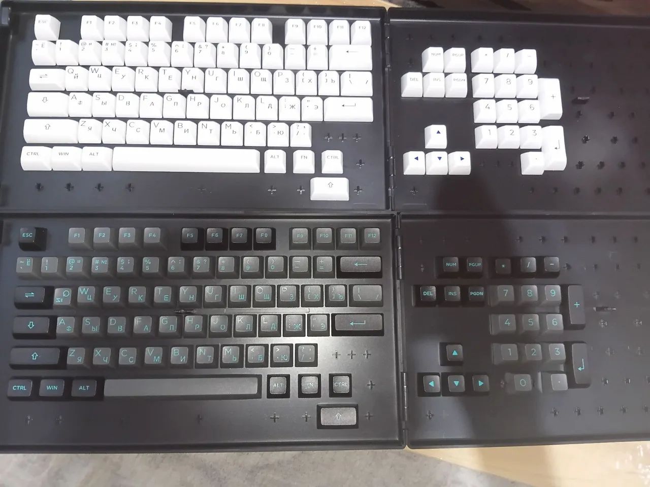 Akko Cyrillic Keycap (ASA) + Keycap Storage Box Preto - Foto 4