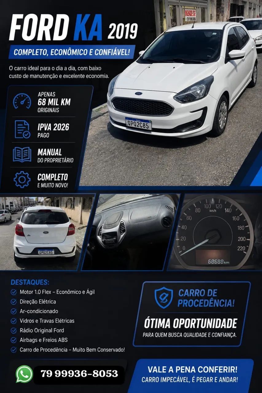 Ford Ka Ka 1.0 SE/SE Plus TiVCT Flex 5p 2019