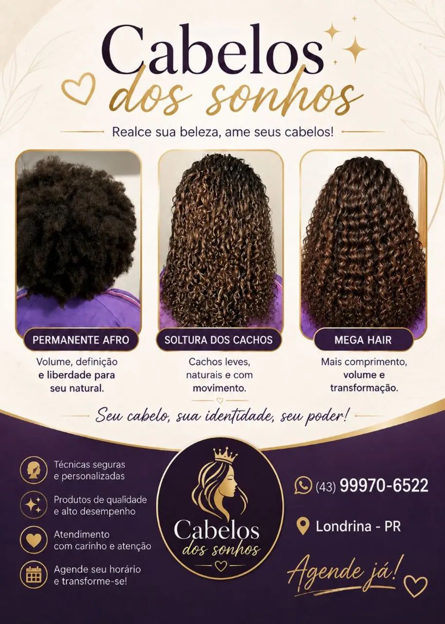 Permanente afro e aplicação de mega hair - Foto 2