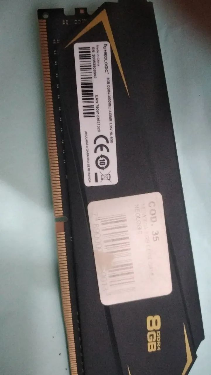 Ram DDR4 Semi-nova 3000MHZ