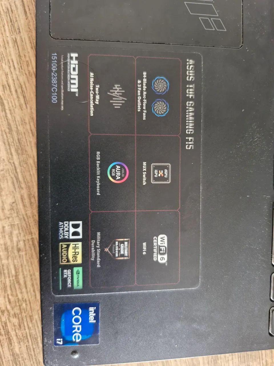 Notebook Asus Tuf Gaming F15 - Foto 2