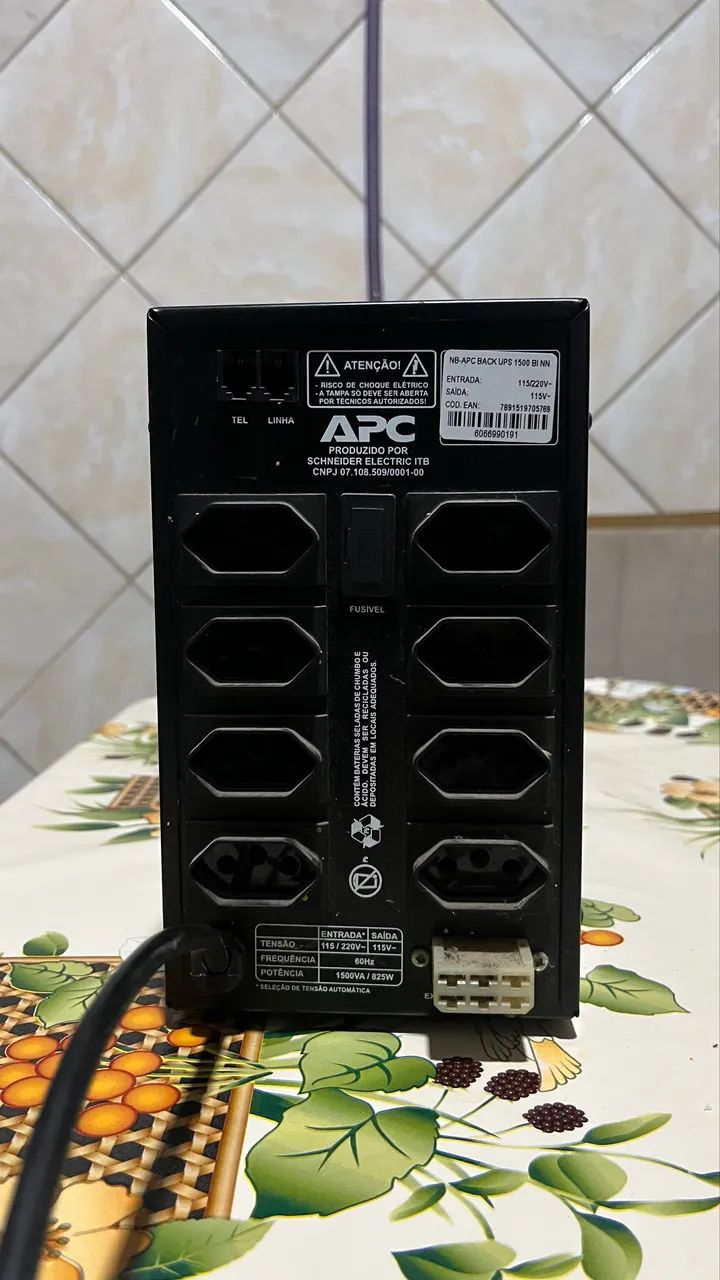 Nobreak APC Back-UPS 1500 BI NN (1500VA / ~825W) - Foto 2