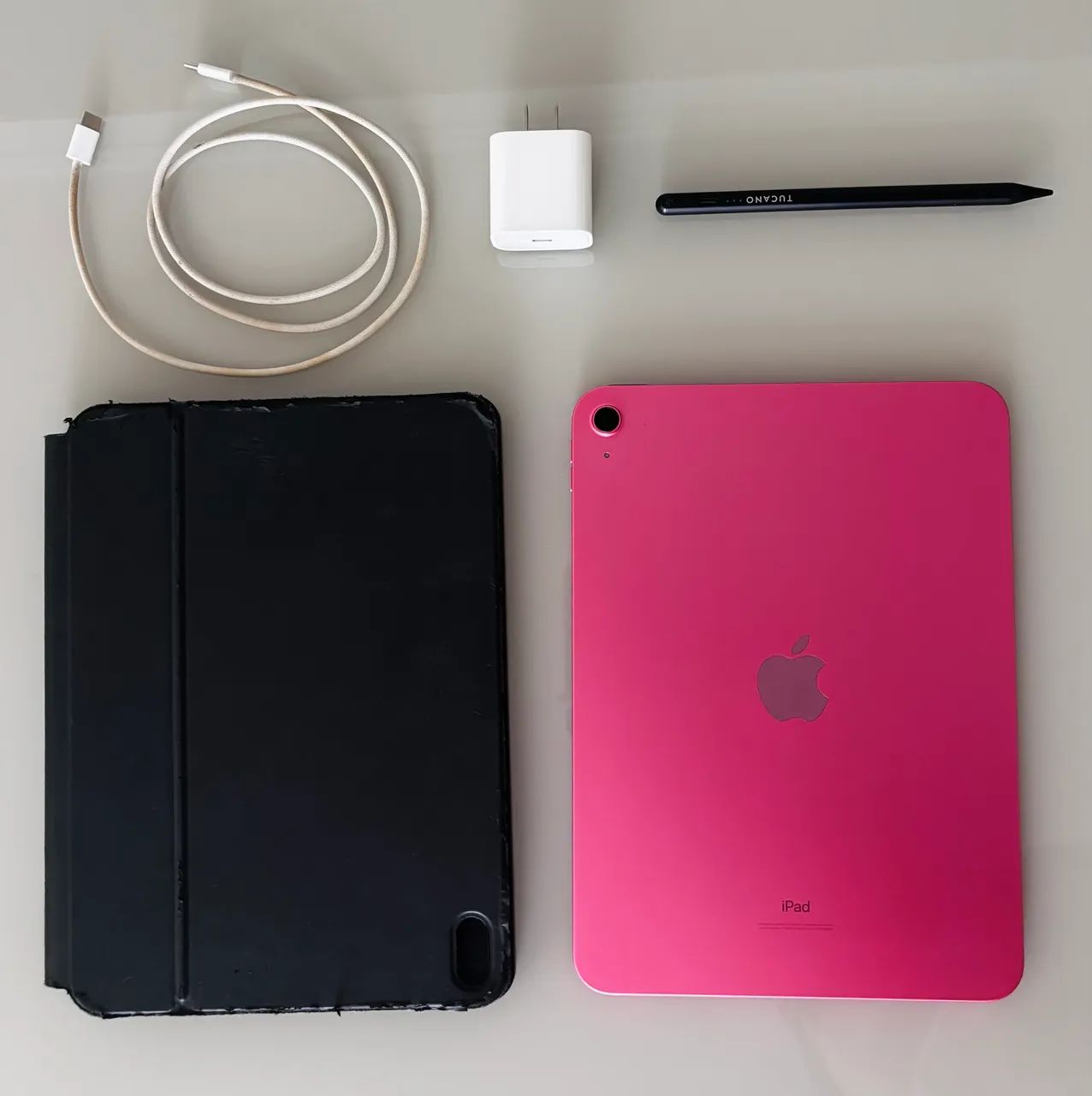 iPad 10° Geração 64GB Rosa + Teclado  - Foto 3