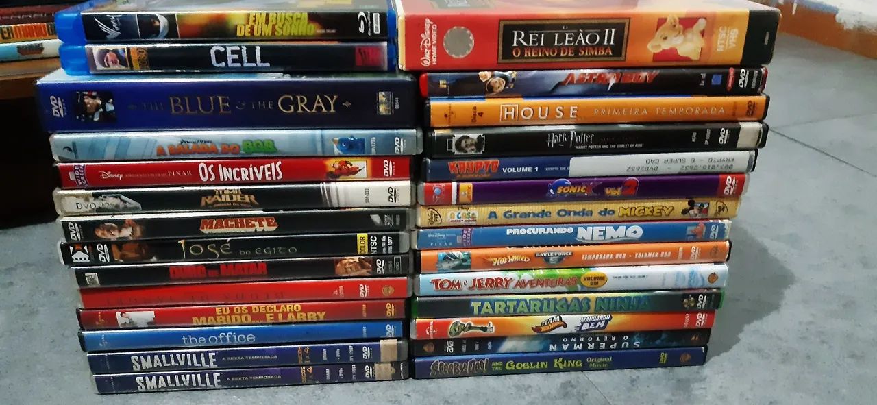 Lote de DVDs 