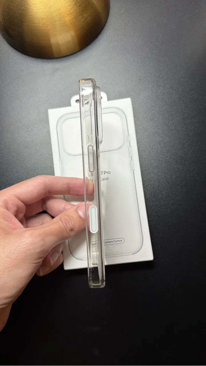Capa Original Apple Transparente iPhone 17 Pro - Foto 3