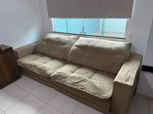 Vendo sofá retrátil usado com 3 metros de largura - Foto 3