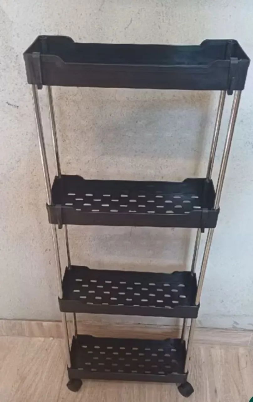 Armário carrinho multiuso com 4 rodinhas - Foto 4