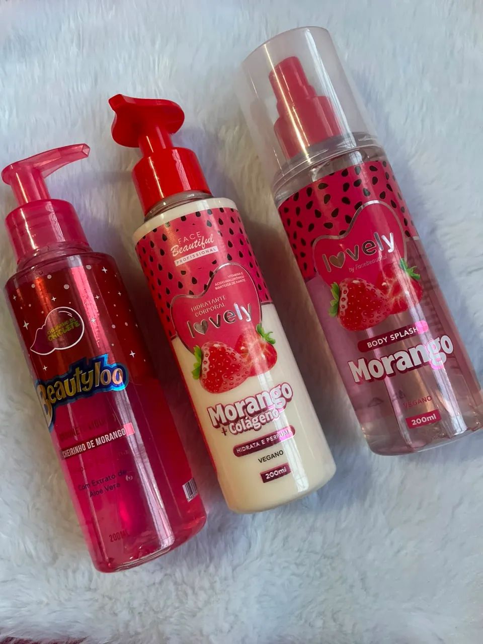 Kit Sabonete Líquido + Hidratante corporal + body Splash