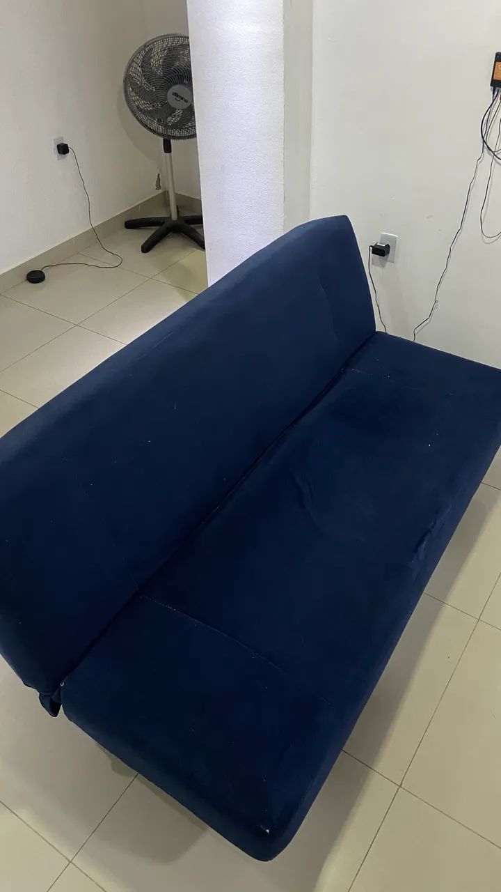 Sofá cama Azul - Foto 4