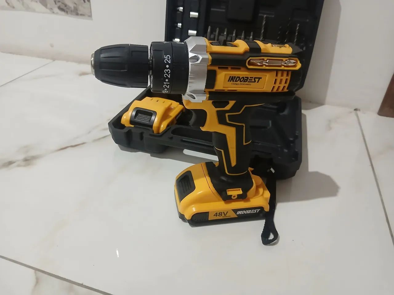 Kit Parafusadeira Indobest Com Acessórios e Maleta  - Foto 4
