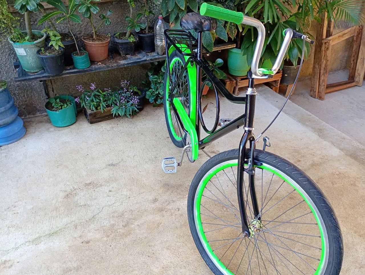 Bicicleta reformada aro 26 contra pedal  - Foto 4