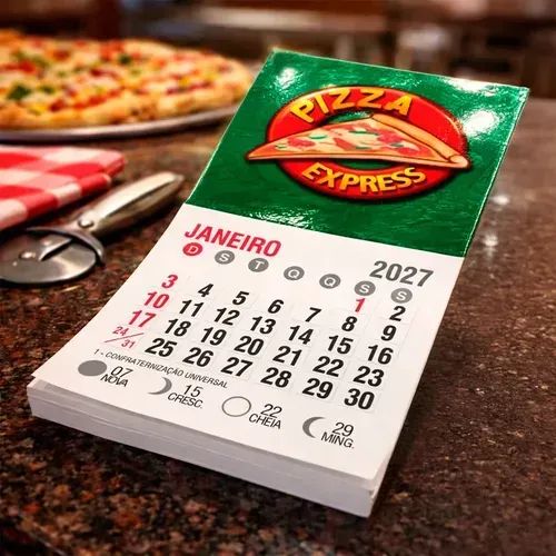 CALENDÁRIOS E FOLHINHAS PERSONALIZADOS 2027 - Foto 5