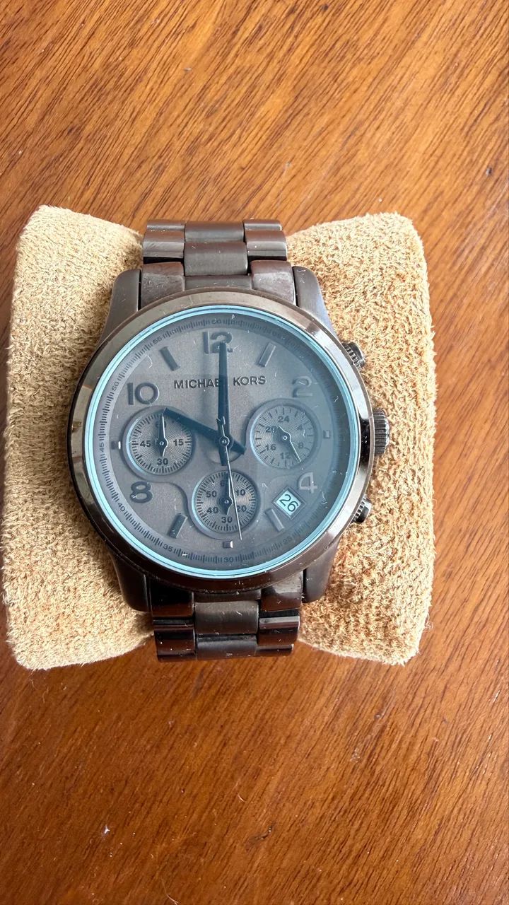 Relógio Michael Kors em tom chocolate - Foto 2
