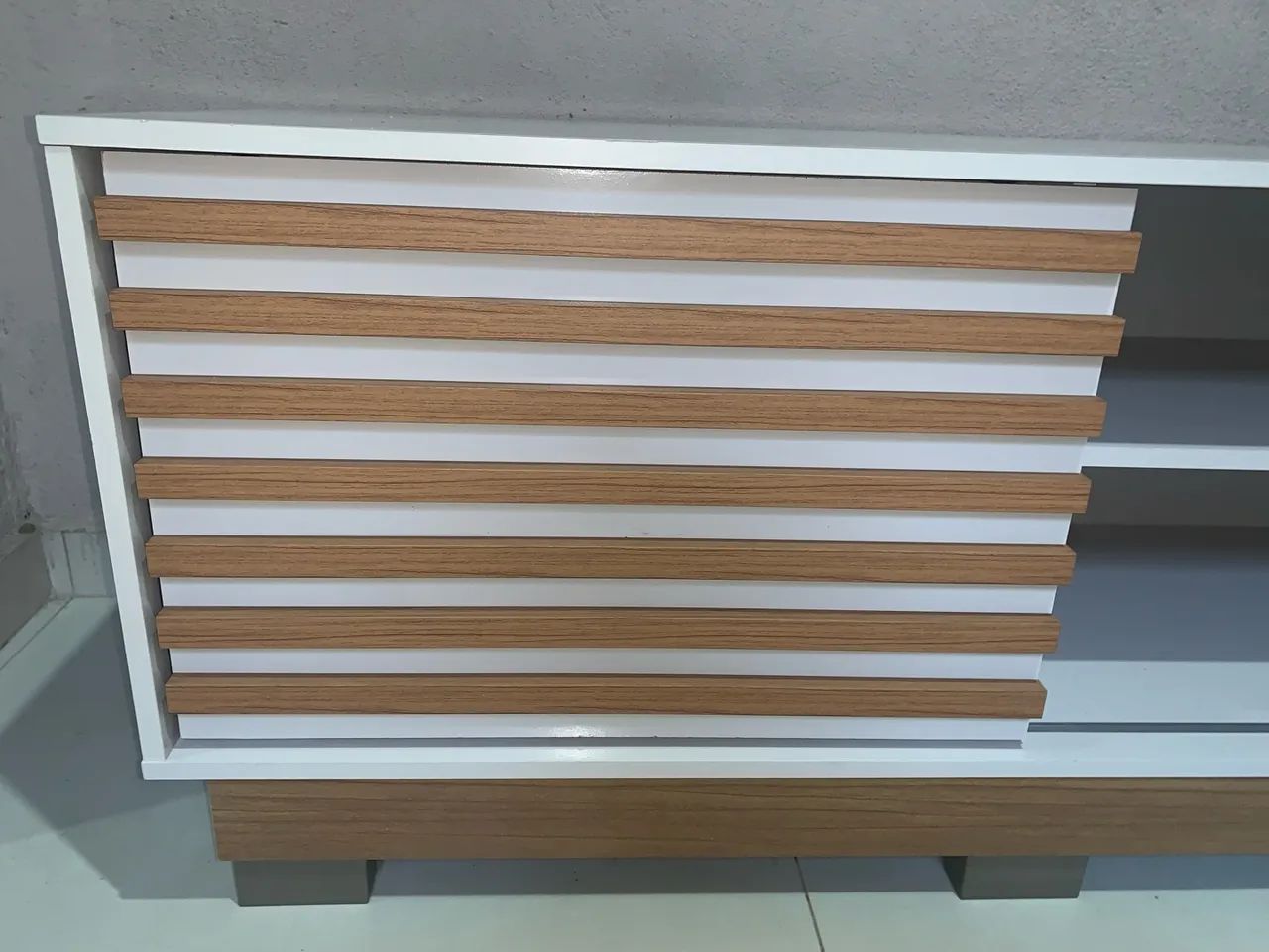 Rack/Bancada para TV com portas ripadas - Foto 2
