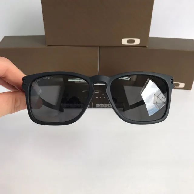 óculos de sol oakley latch squared venom lentes polarizadas - Foto 5