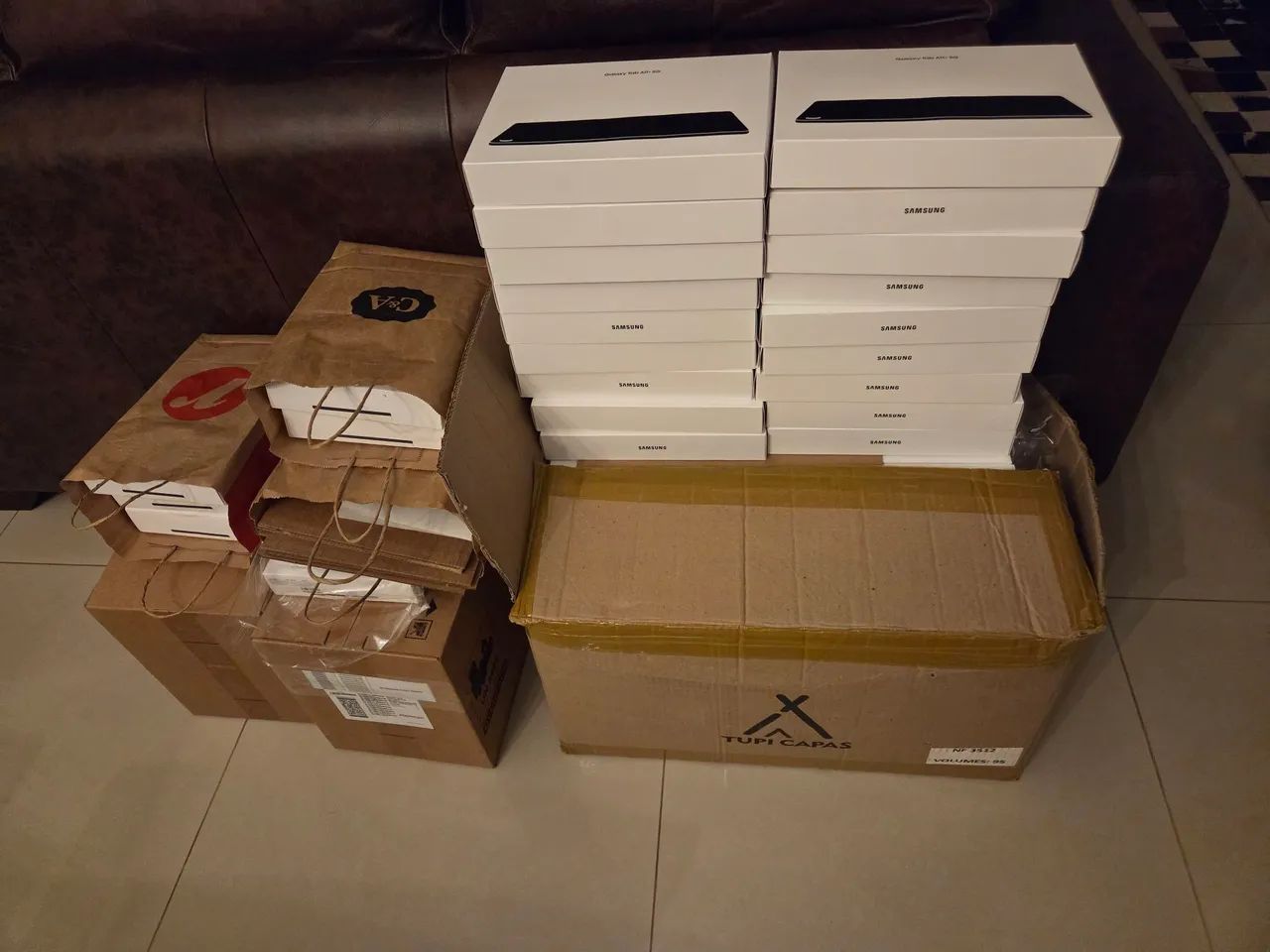 Caixa de tablet
