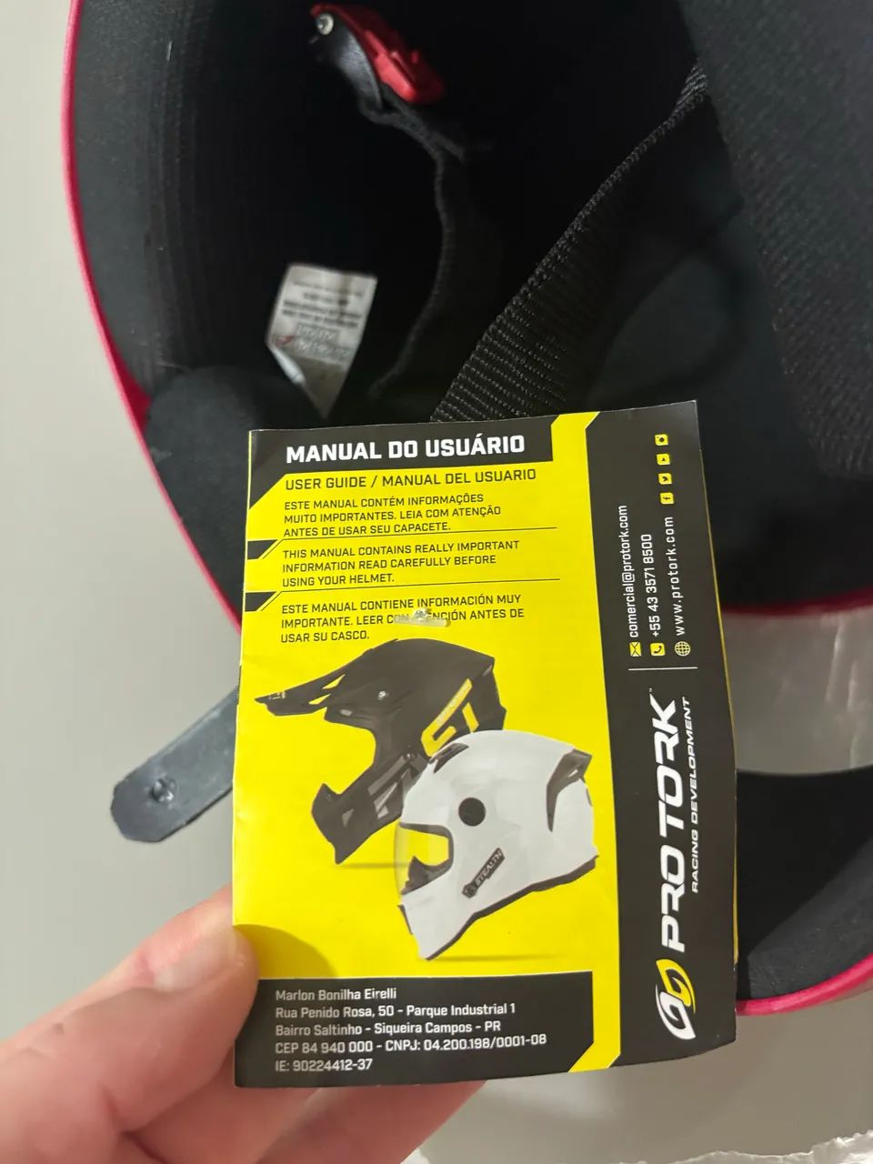 Capacete pro tork novo - Foto 2