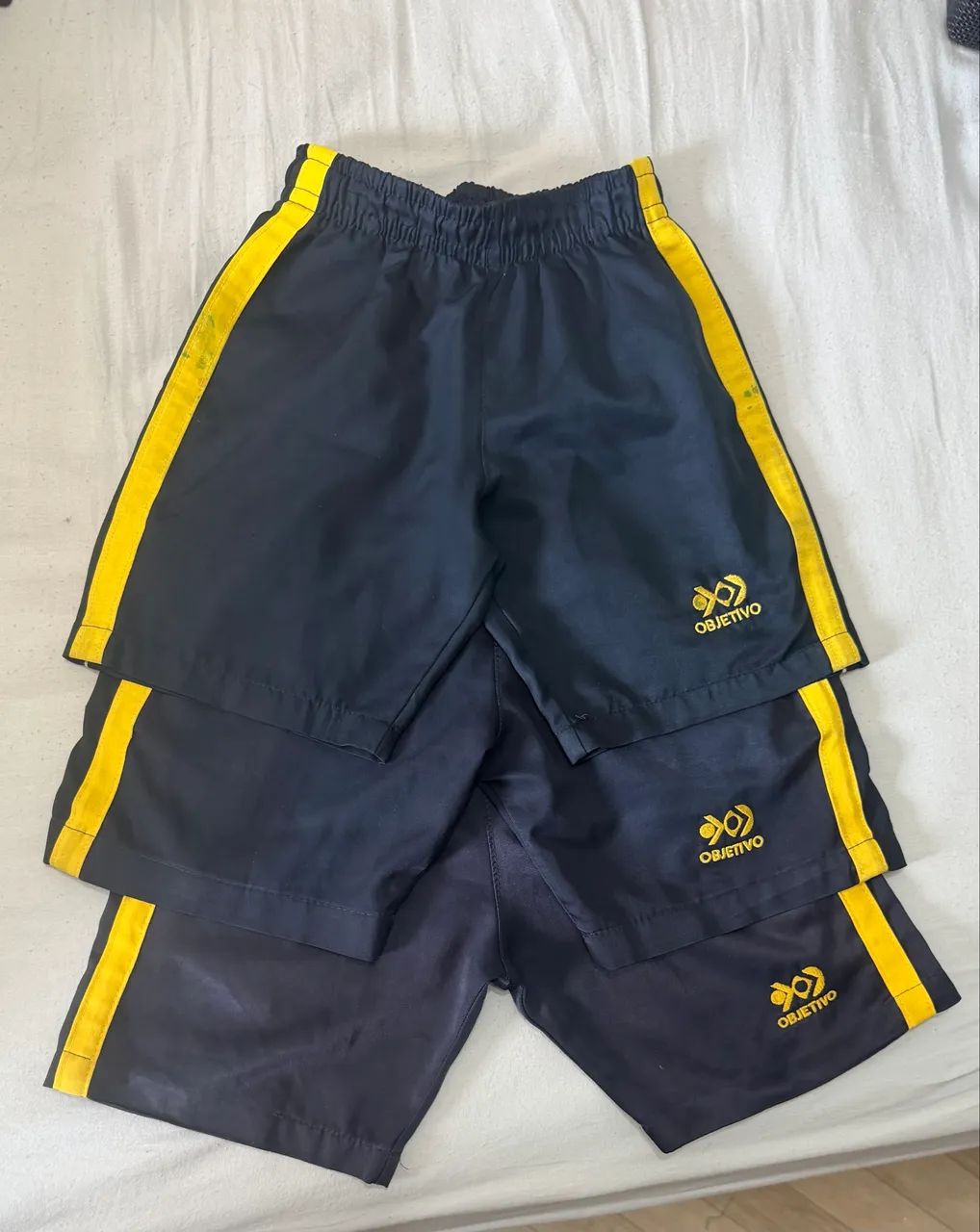 Kit 3 bermudas uniforme Objetivo TAMANHO 04