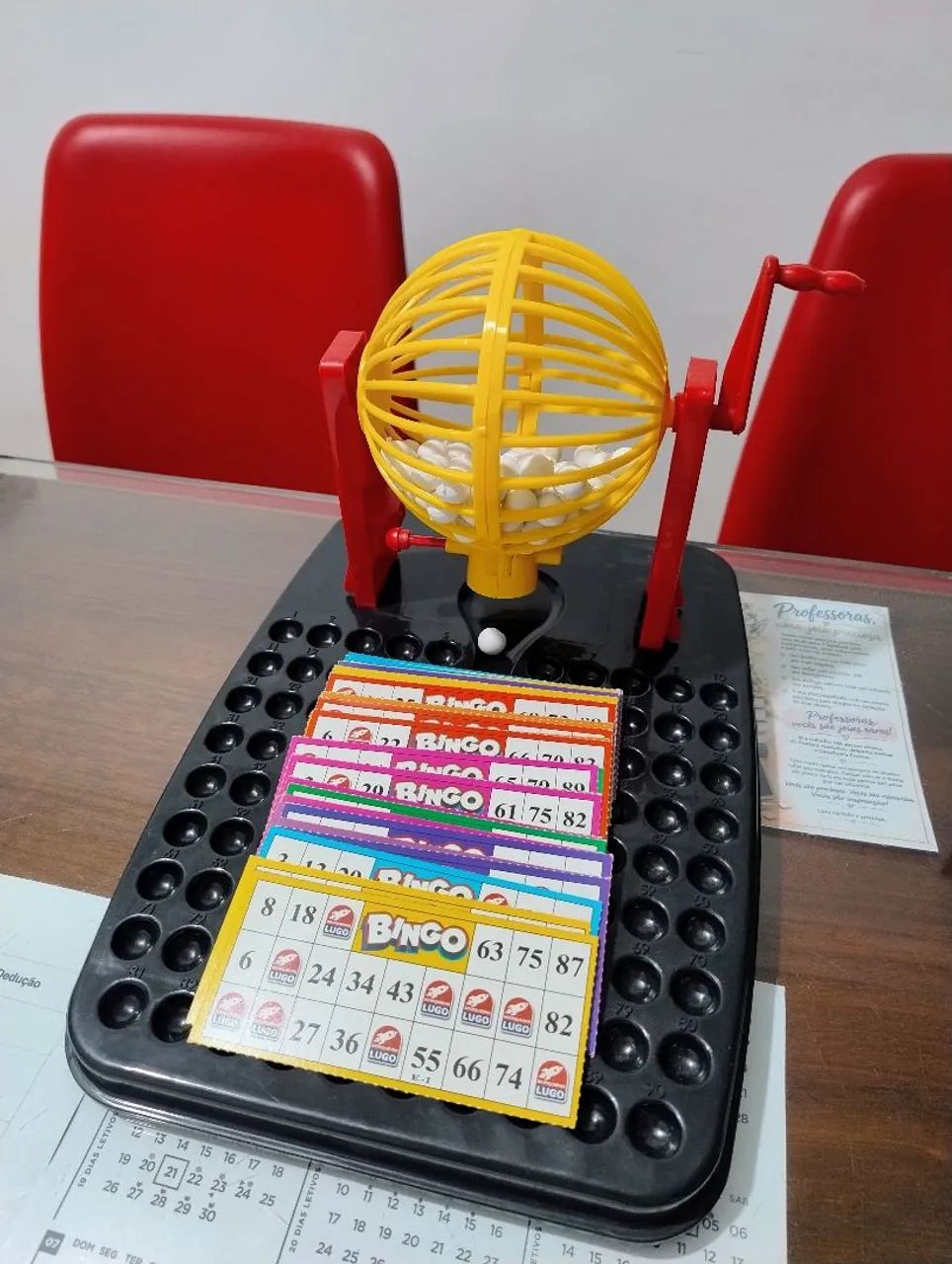 Bingo com 48 cartelas.