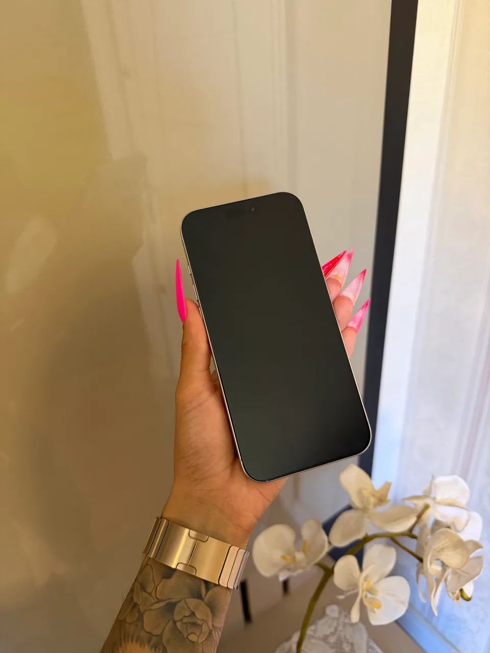 iPhone 16 Pro Max 256GB Branco - Foto 4