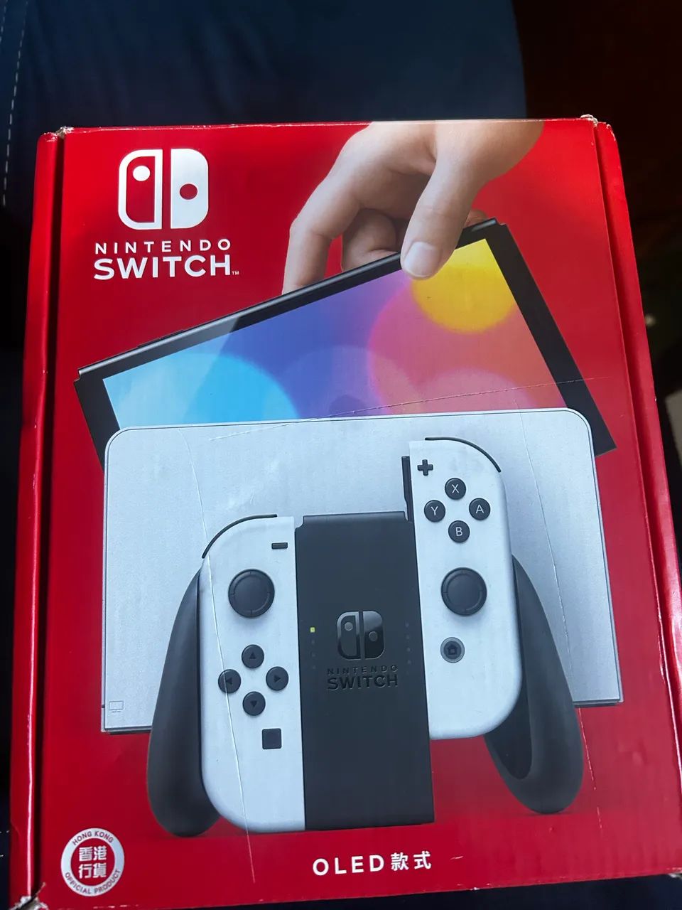 Switch OLED BRANCO - kit Completo - Bloqueado  - Foto 2