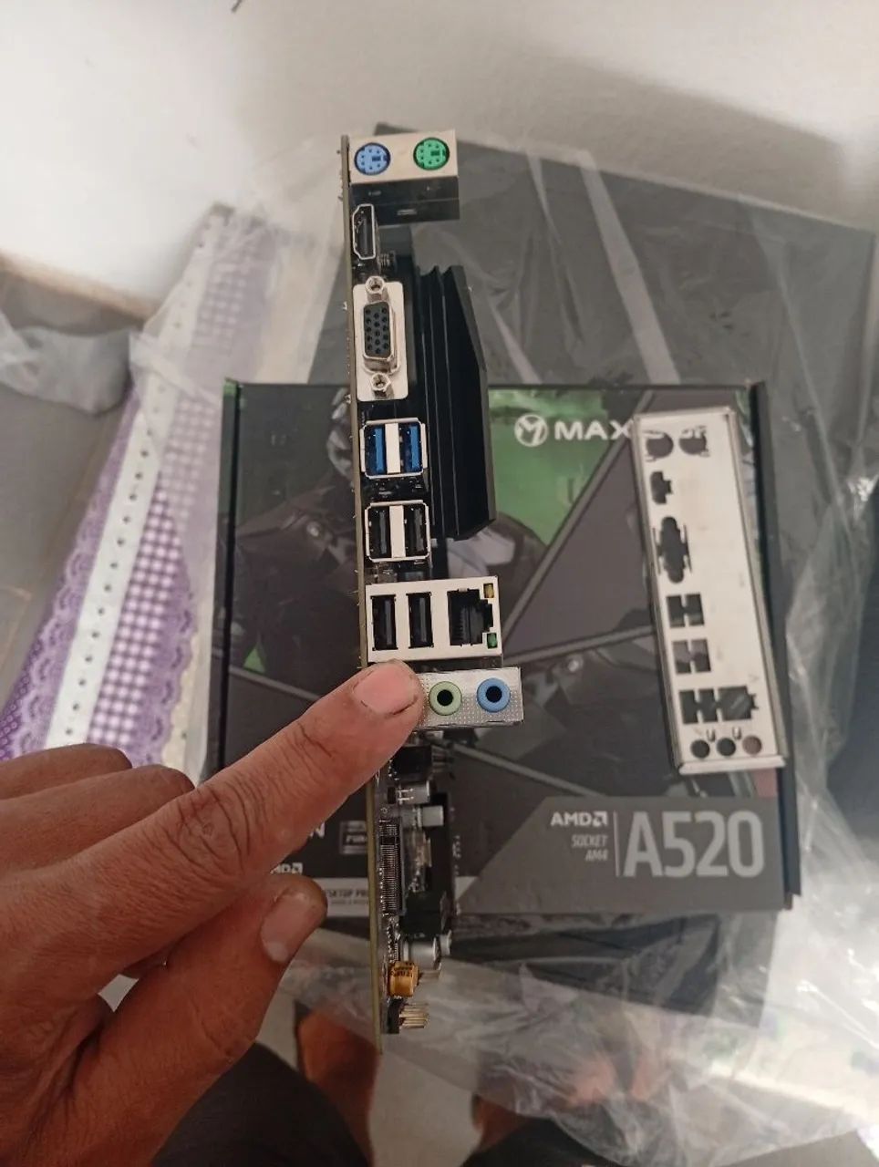 placa mãe maxsun a520m am4 - Foto 5
