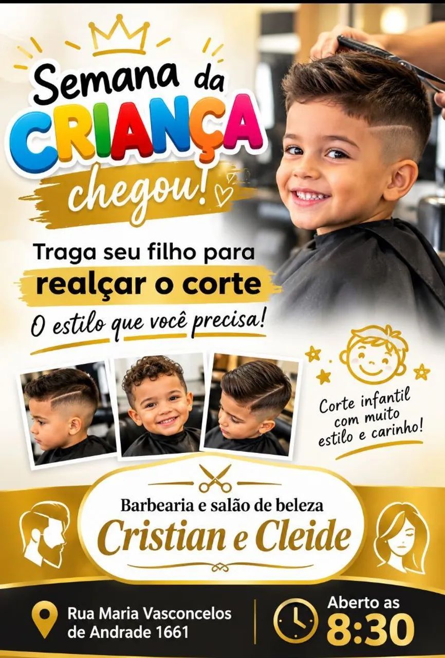 barbearia e salão de beleza Cristian e Cleide 